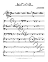 Part Of Your World piano sheet music cover